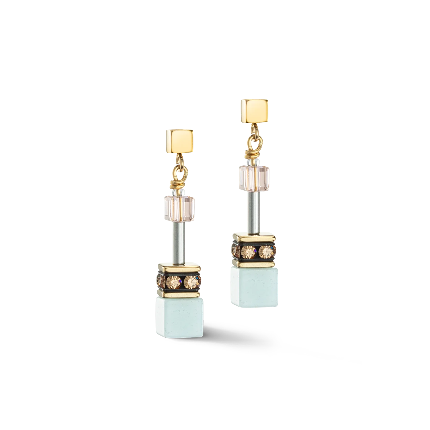GeoCUBE¨ Multi-Colour Gentle Earrings