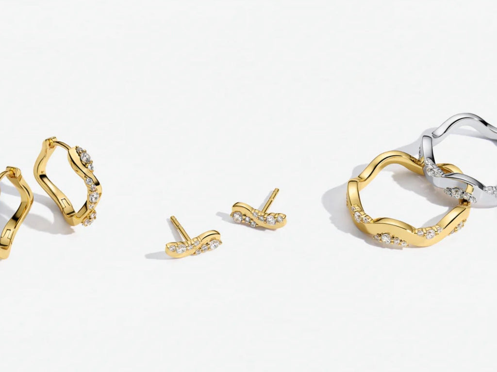 Ellera Waves Gold Altro Ring