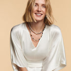 GeoCUBE® Precious Fusion Pearls Necklace Black-gold