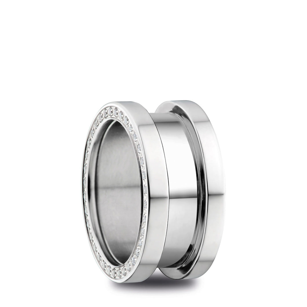 Bering Ring | Polished Stone Set | 525-17-X4 | Outer Ring