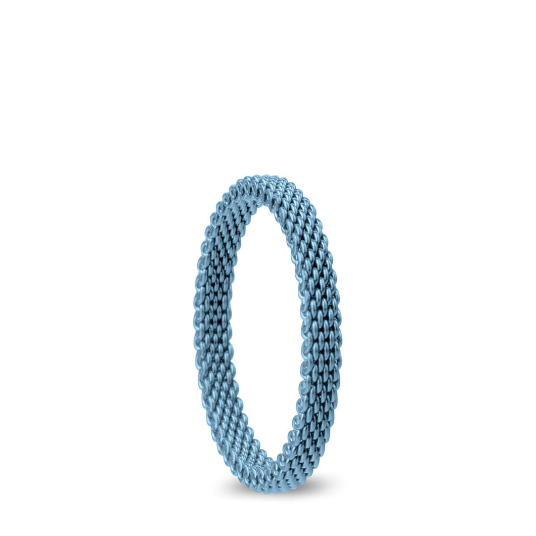Bering Ring | Light Blue Milanese Mesh | 551-130-X1 | Inner Ring