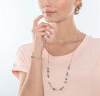 GeoCUBE¨ Iconic Chain earrings pale blue pink