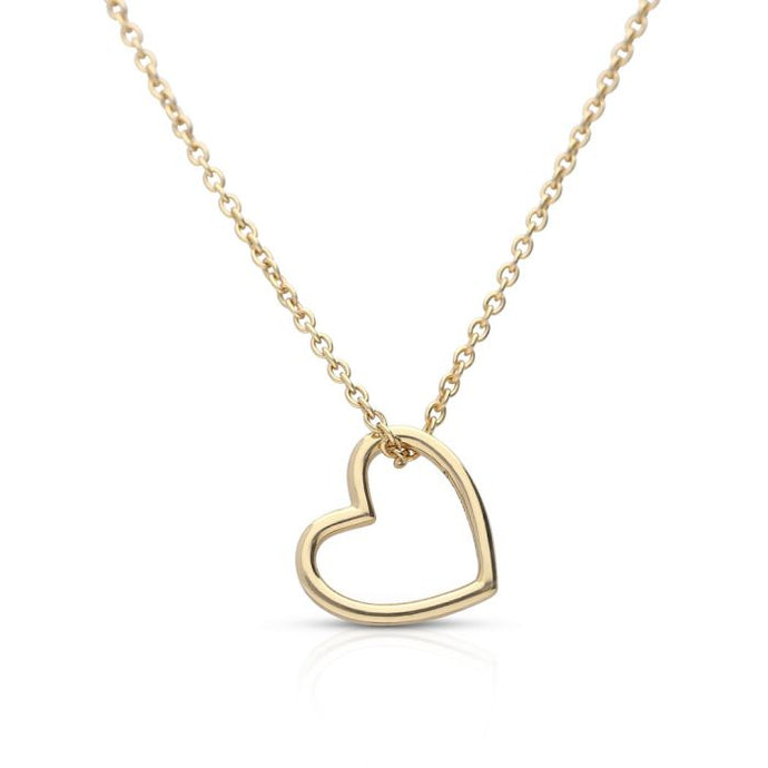 Diamonfire Plain Open Heart Necklace