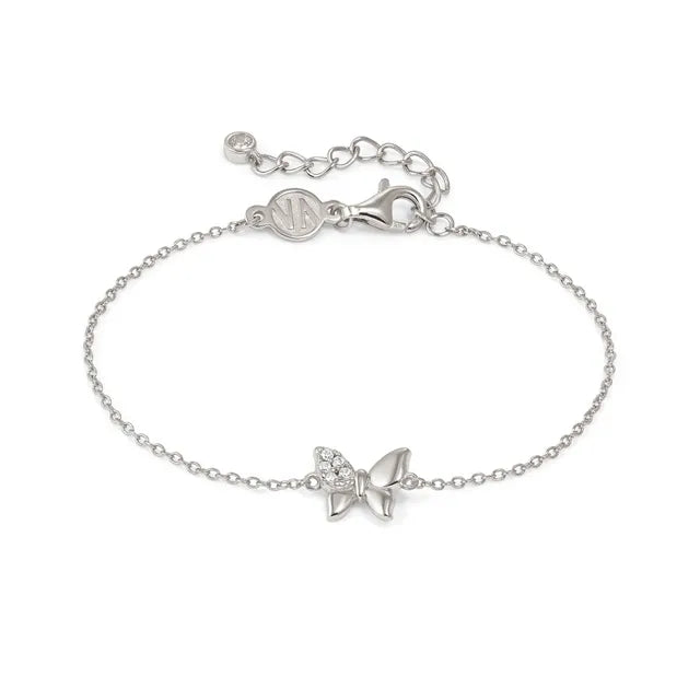 Nomination Petit Sparkle Silver Butterfly Bracelet