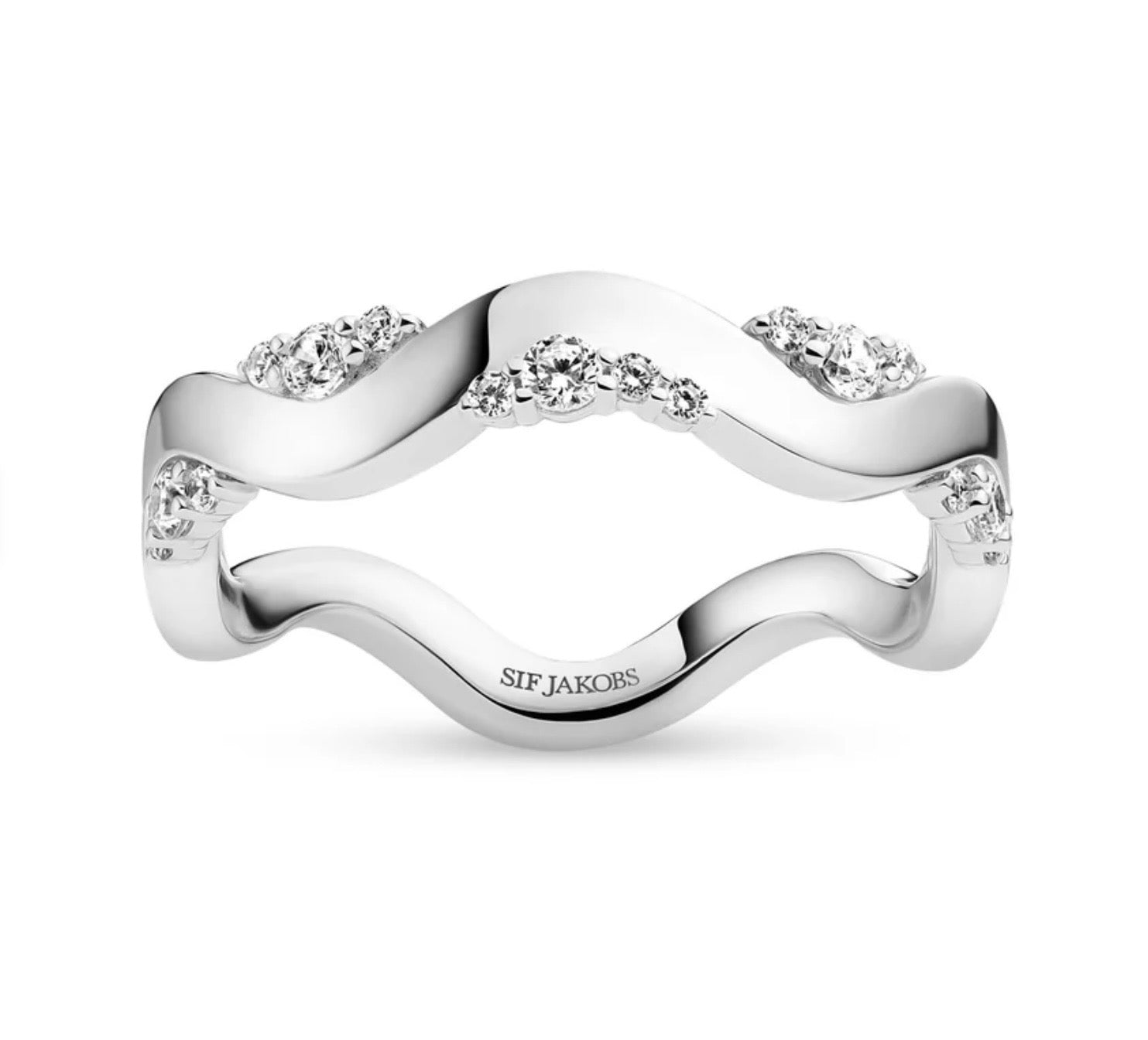 Ellera Waves Silver Altro Ring