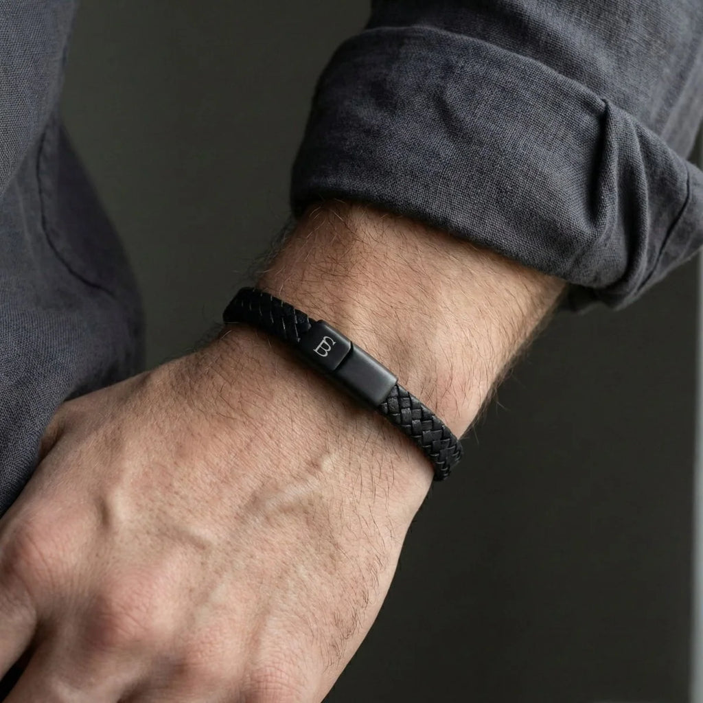 Black Edition Stainless Steel Riley Bracelet