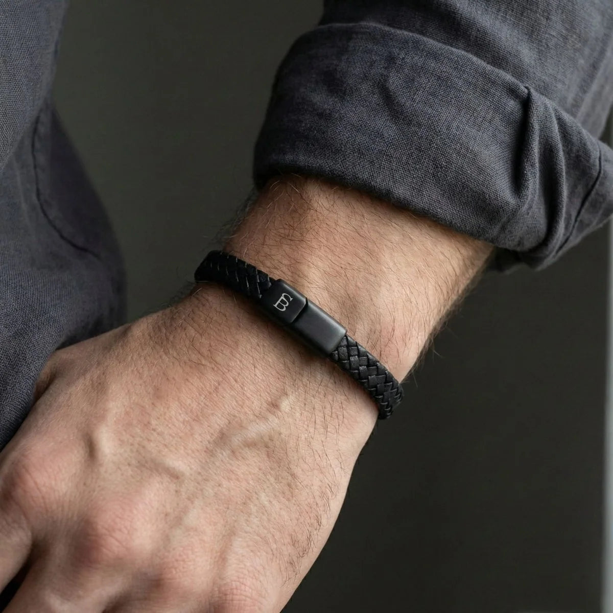Black Edition Stainless Steel Riley Bracelet