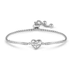 MILLELUCI Tree of Life in Heart Bracelet