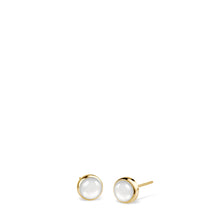 Load image into Gallery viewer, BERING White and Gold Stud Earrings
