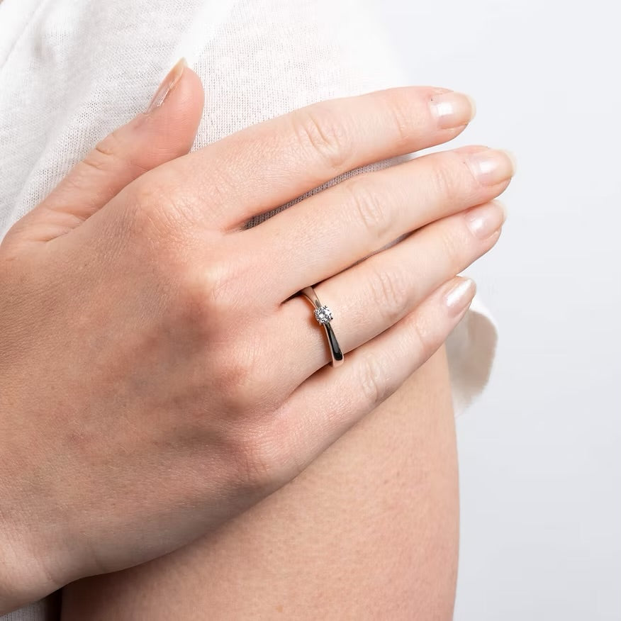 Diamonfire Four Claw 0.50ct Ring