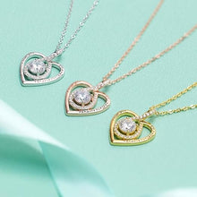 Load image into Gallery viewer, Ti Amo Heart Silver Necklace
