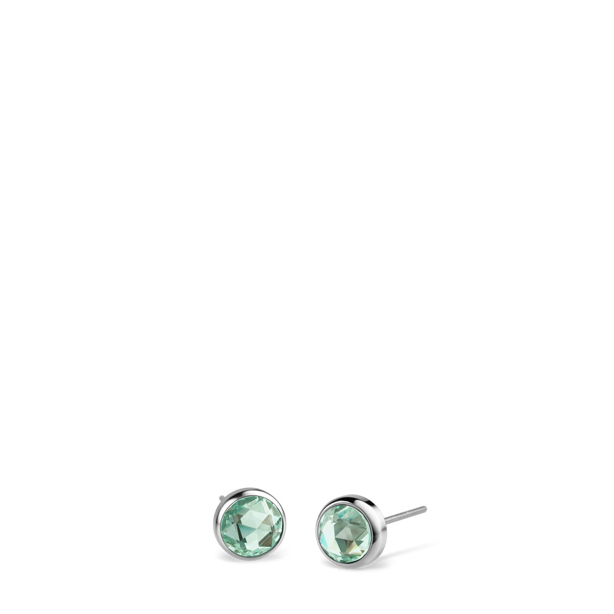 BERING Aqua Green Stud Earrings