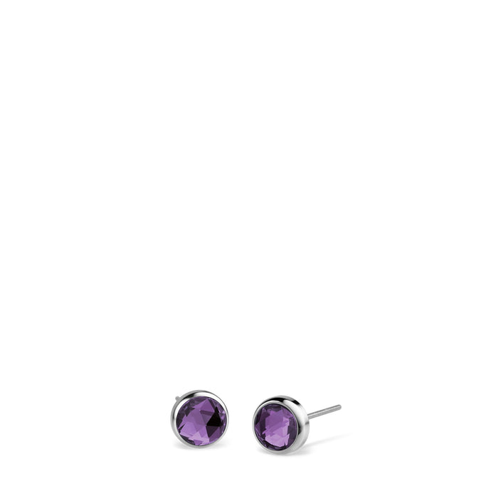 BERING Amethyst Purple Stud Earrings