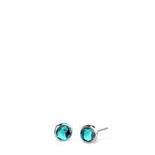 Load image into Gallery viewer, BERING Teal Blue Stud Earrings

