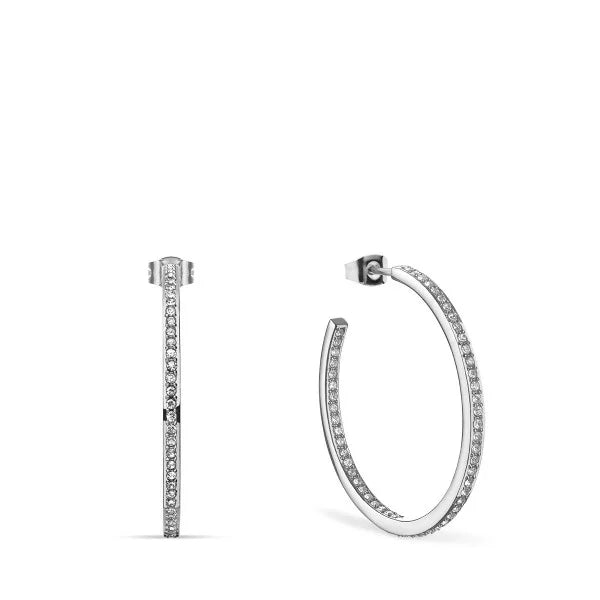 BERING Earrings | Silver Crystal Earrings | 731-17-05