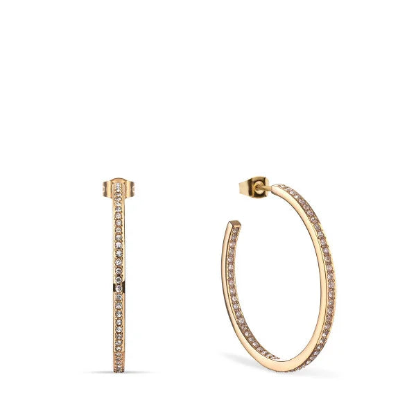 BERING Earrings | Gold Crystal Earrings | 731-27-05