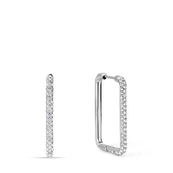 BERING Earrings | Polished Sparkle Silver | 733-17-05