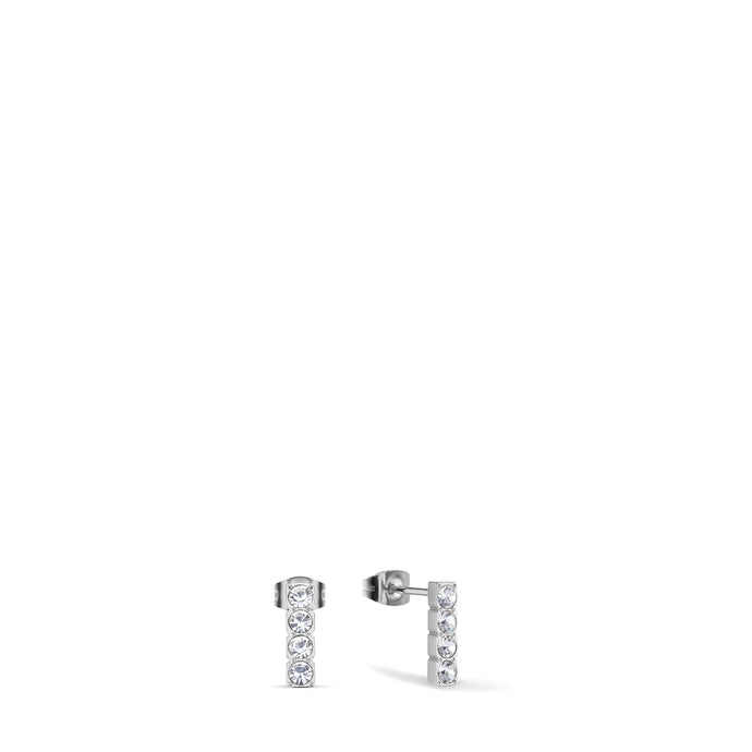 BERING Silver 4 stone Stud Earrings