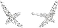 SILVER KISS PAVð STUDS