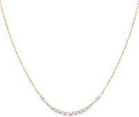 GOLD ARC PAVð NECKLACE