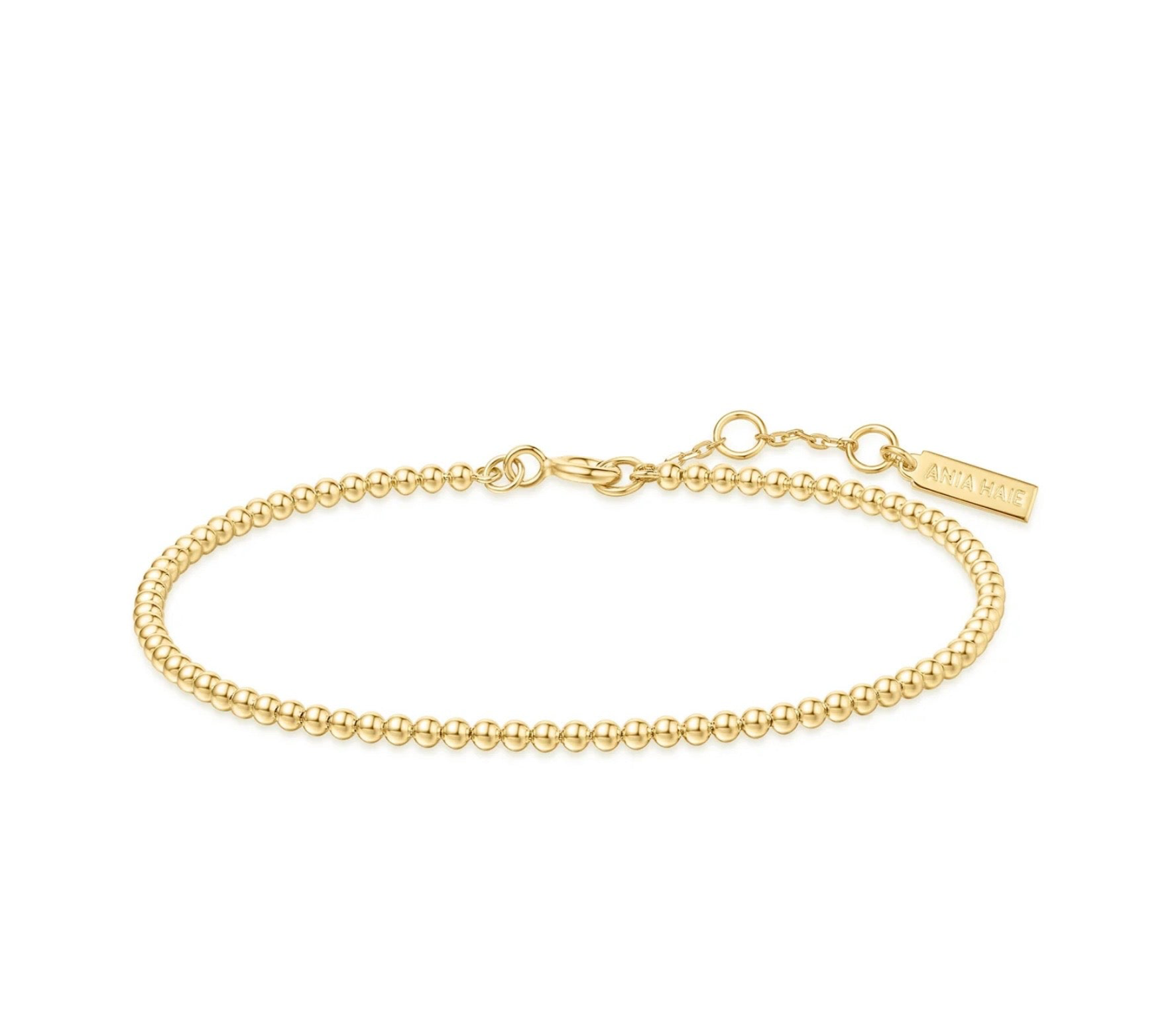 GOLD BEADED BRACELET