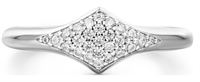 SILVER PAVE SPARKLE RING