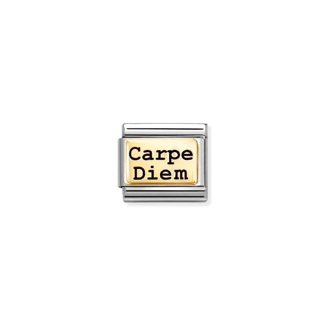 Nomination Gold Carpe Diem Charm