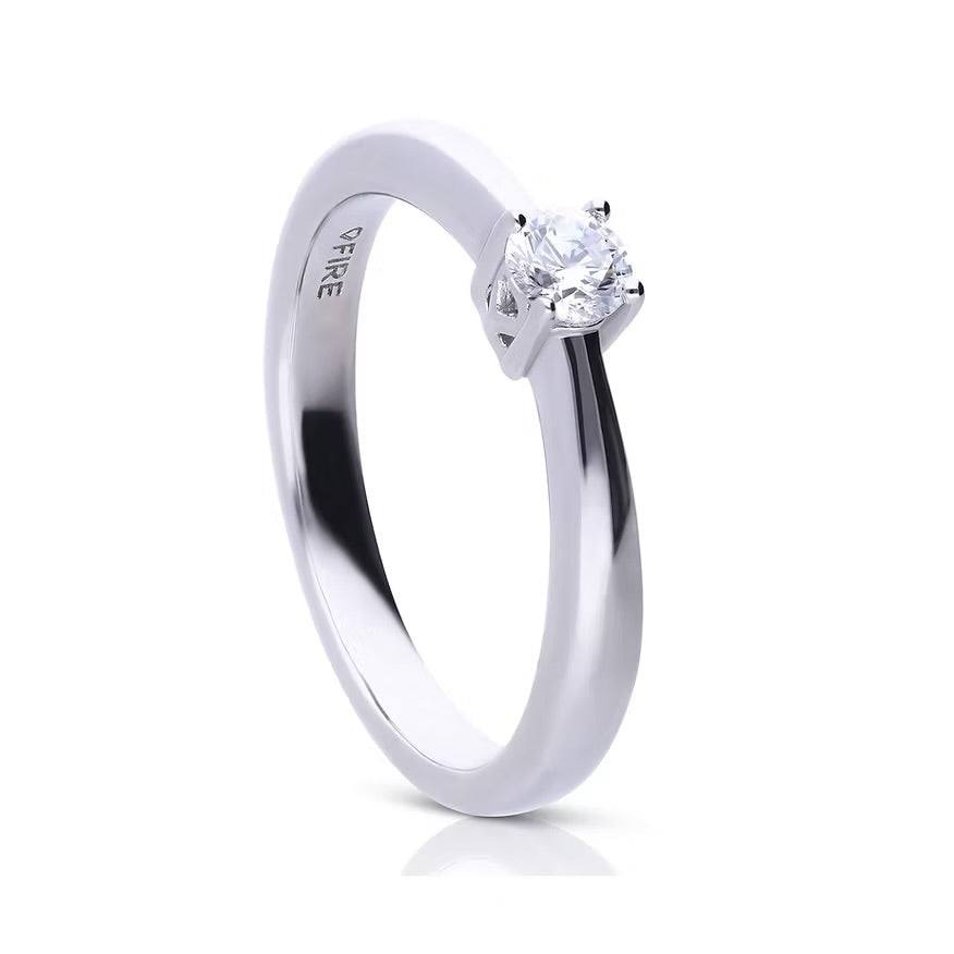 Diamonfire Four Claw 0.50ct Ring