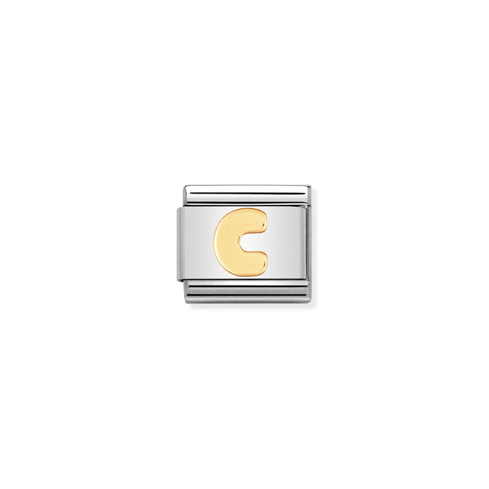 Nomination Classic Gold Letter C Charm