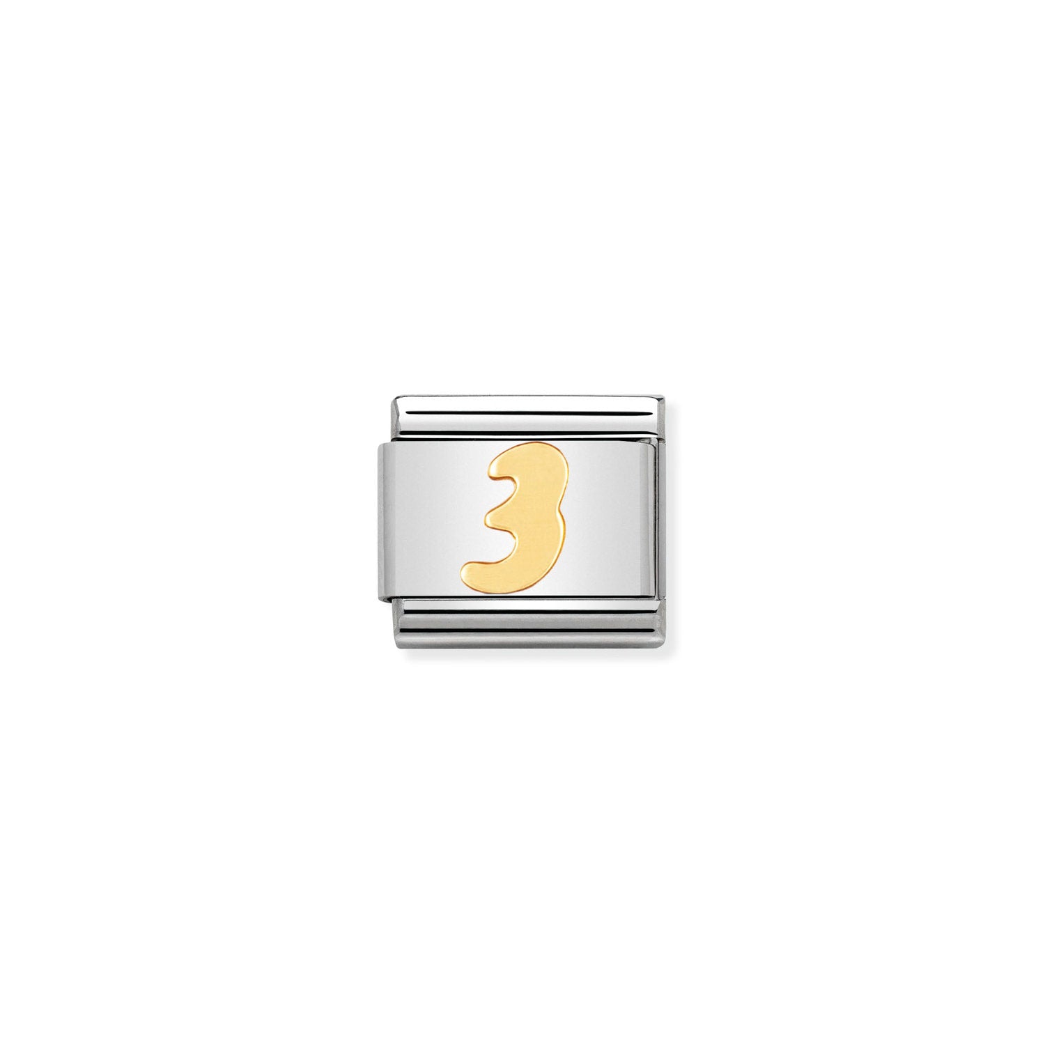 Nomination Classic Gold Number 3 Charm