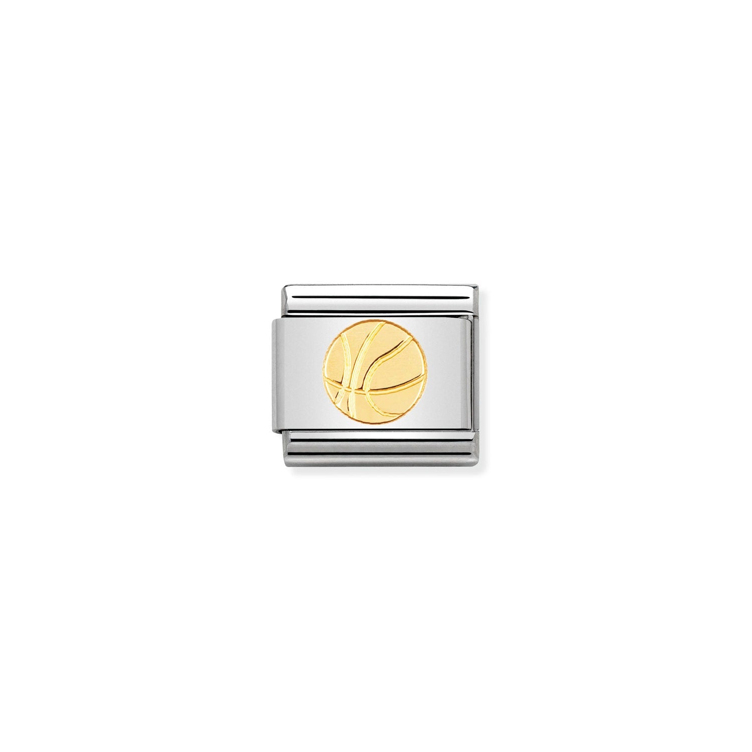 Nomination Classic Gold Basketball Charm