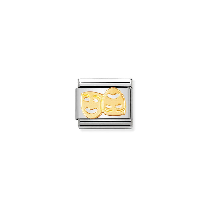 Nomination Classic Gold Masks Charm