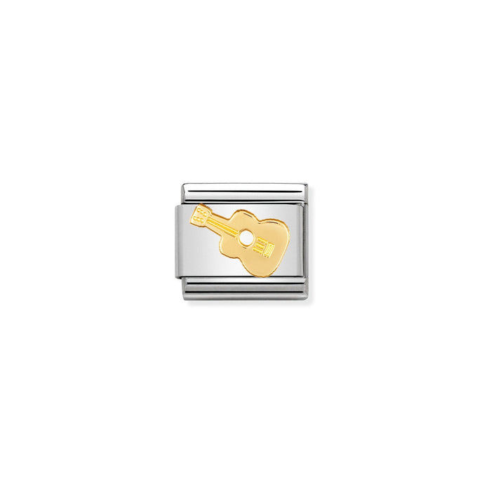 Nomination Classic Gold Guitar Charm