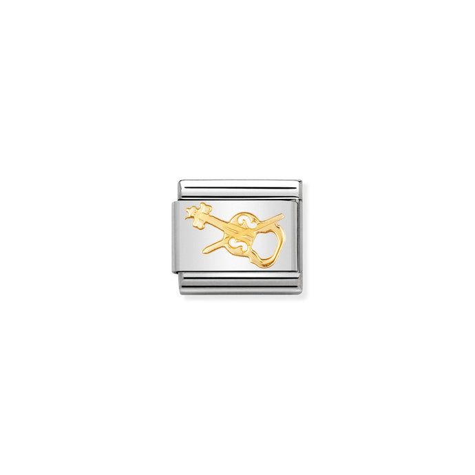 Nomination Classic Gold Violin Charm