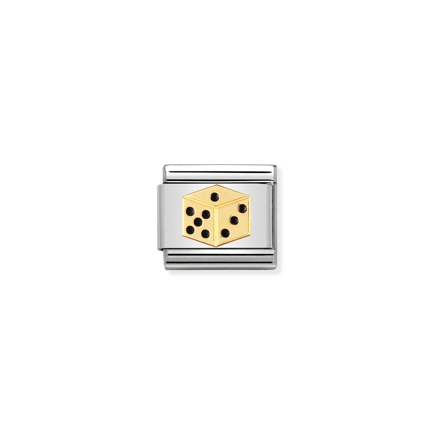 Nomination Classic Gold Dice Charm