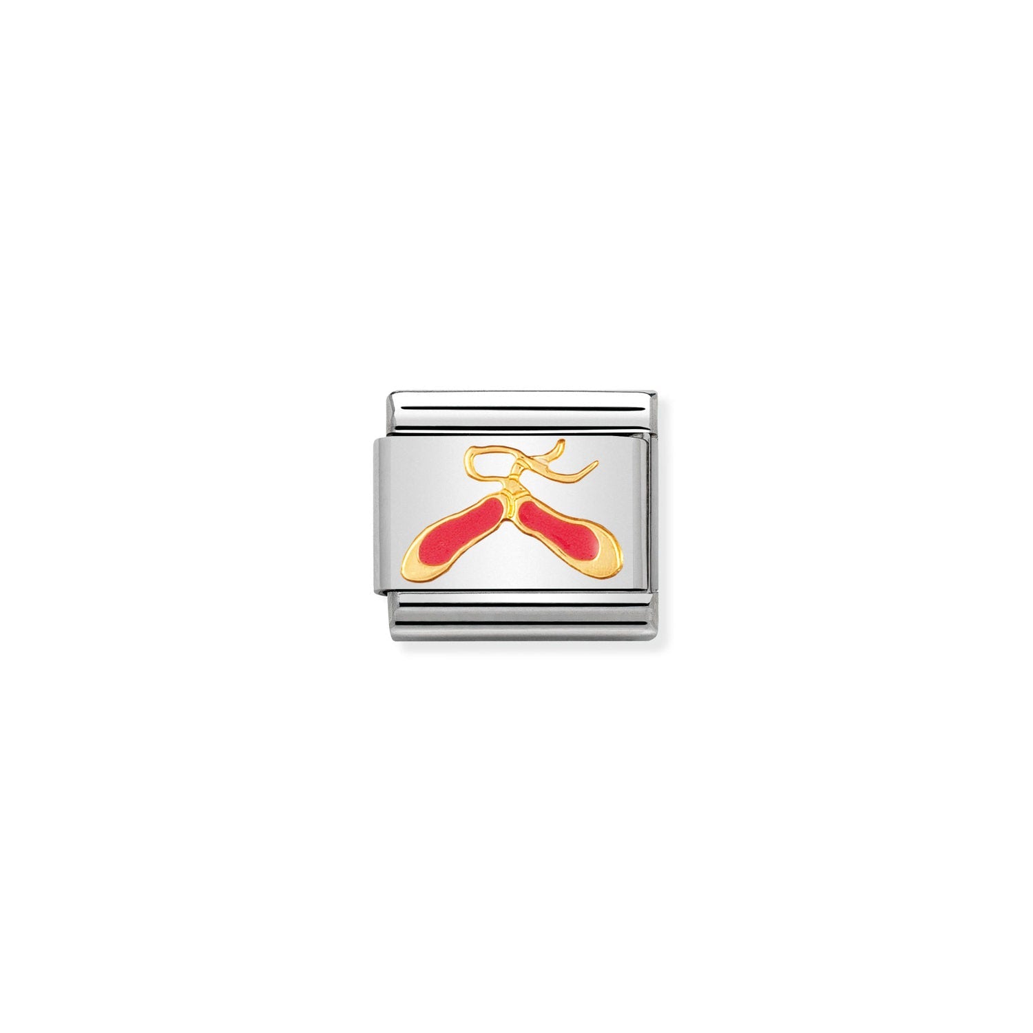 Nomination Classic Gold Pink dance shoes Charm