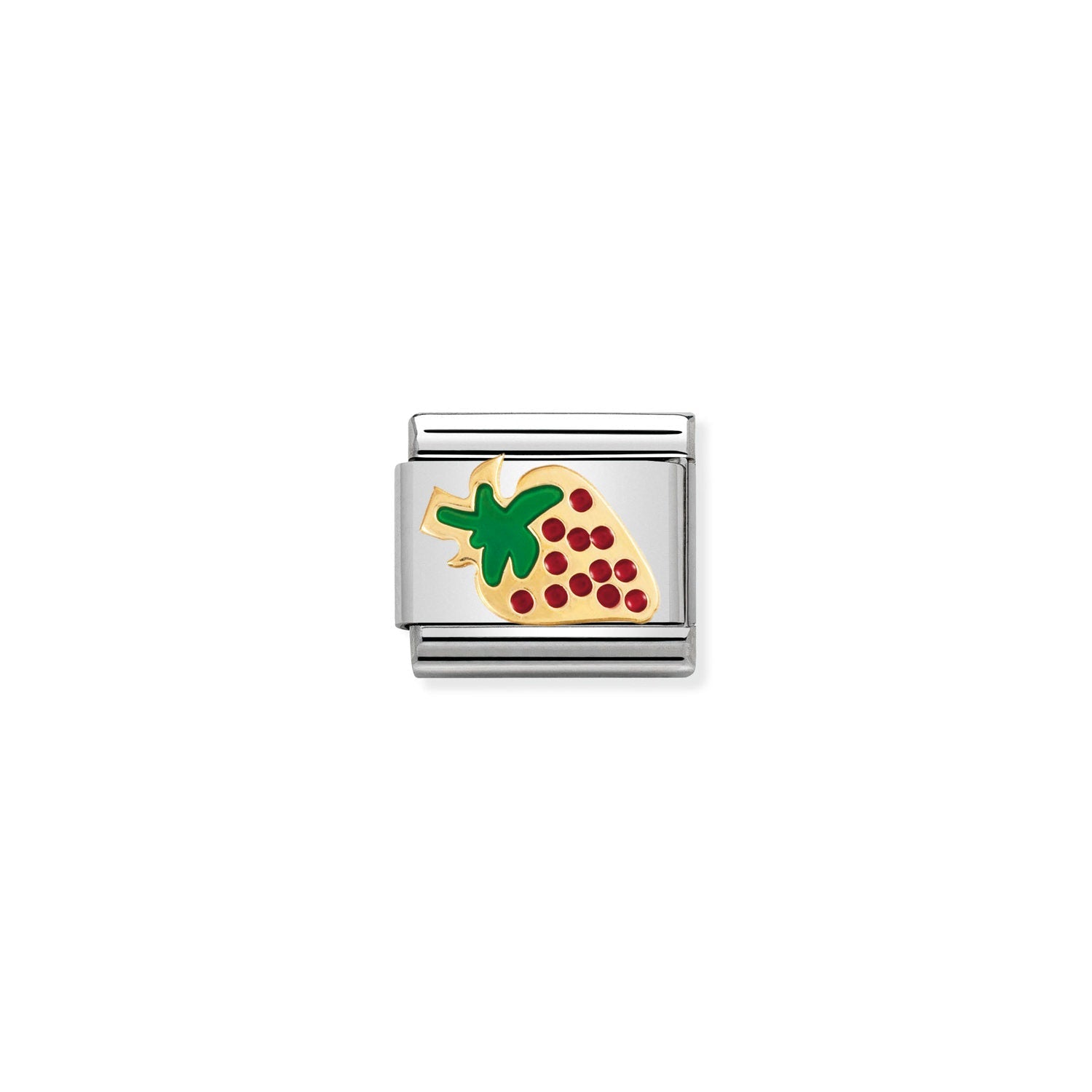 Nomination Classic Gold Strawberry Charm