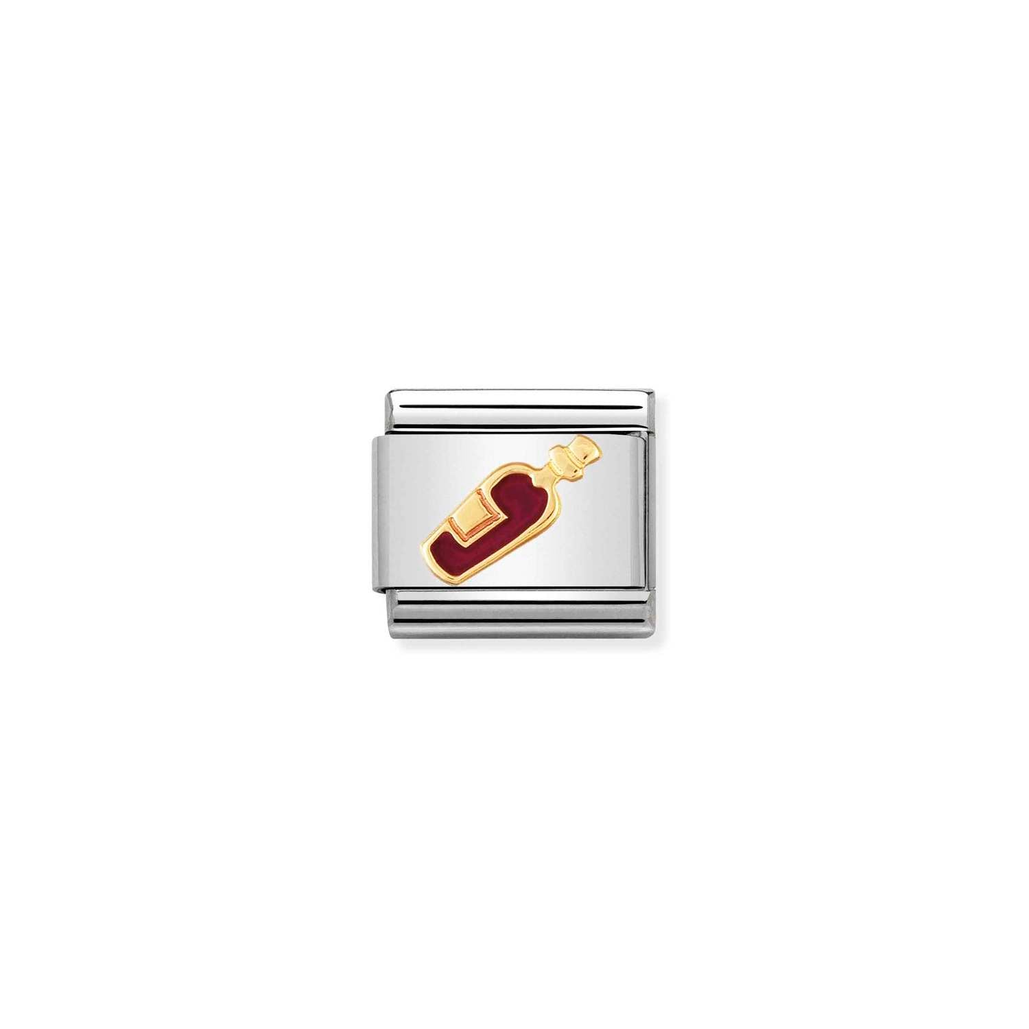 Nomination Classic Gold Red wine Charm