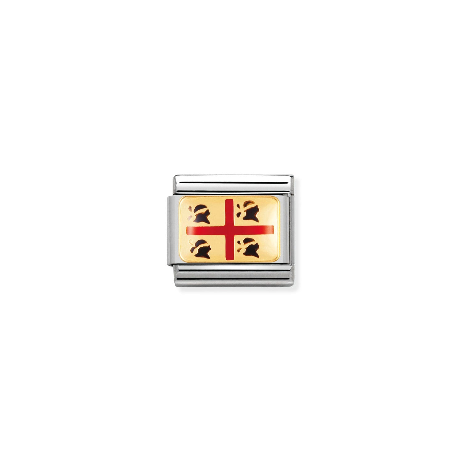 Nomination Classic Gold Sardinian Flag Charm