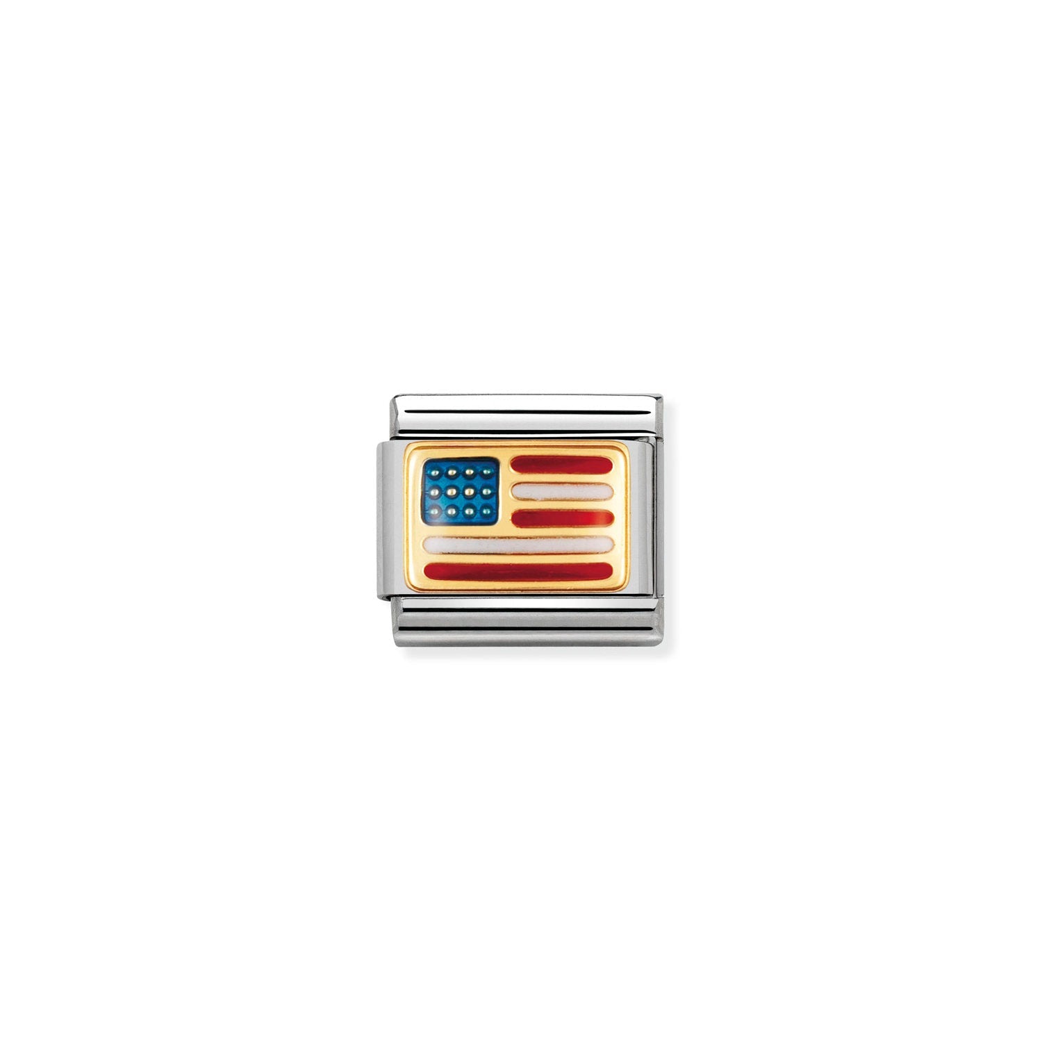 Nomination Classic AMERICA Gold USA Charm
