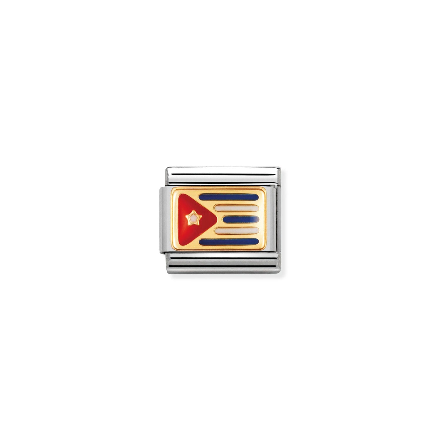 Nomination Classic AMERICA Gold CUBA Charm