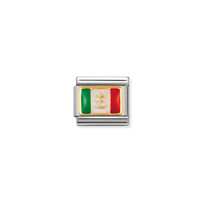 Nomination Classic AMERICA Gold MEXICO Charm