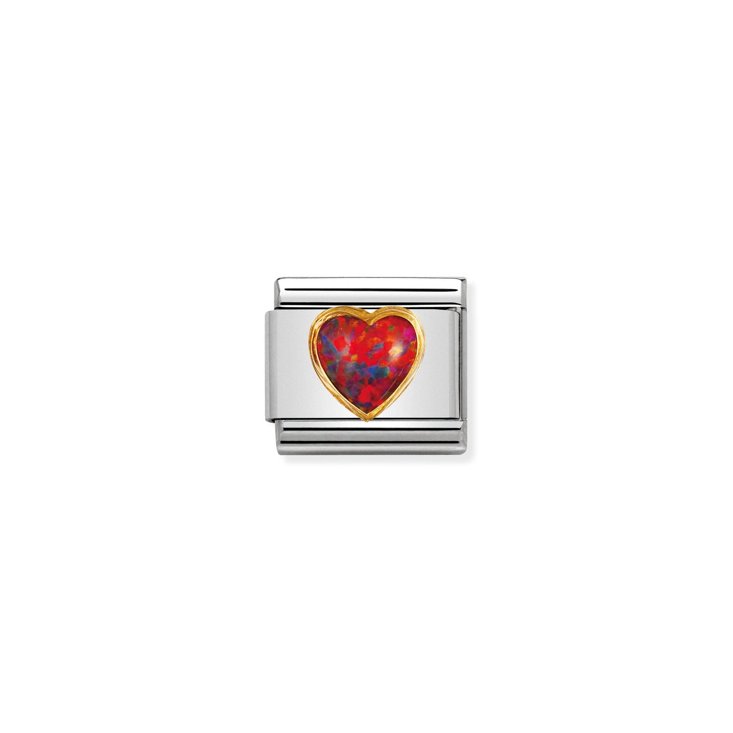 Nomination Gold RED OPAL Charm