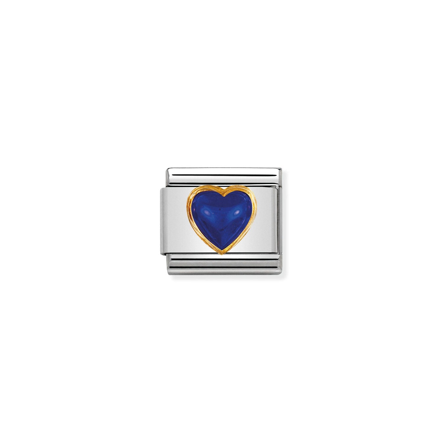 Nomination Classic STONES HEARTS Gold LAPIS Charm