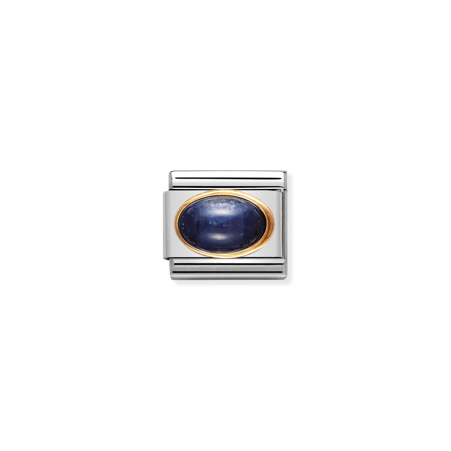 Nomination Classic OVAL STONES Gold SAPPHIRE Charm