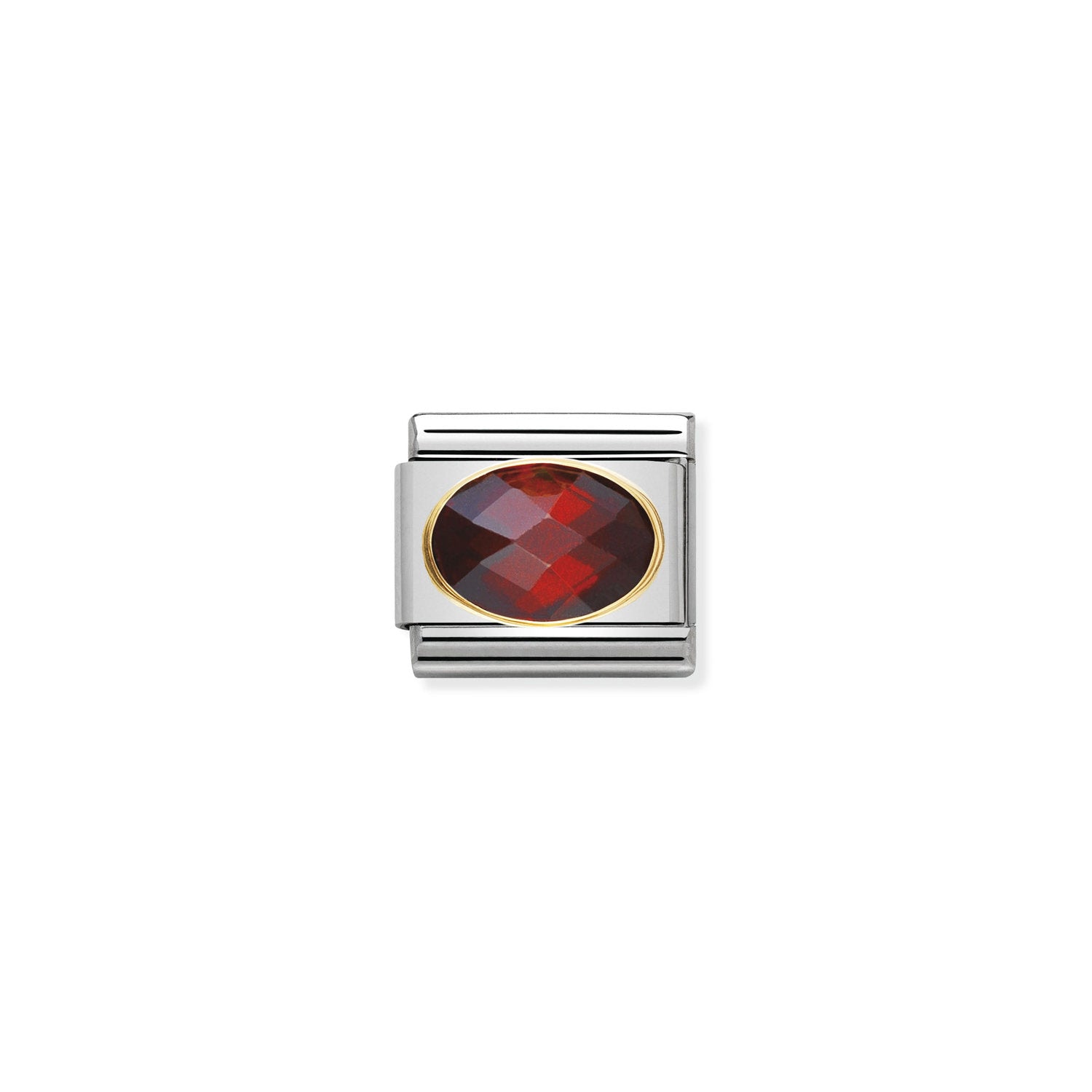 Nomination Classic FACETED Gold RED Charm