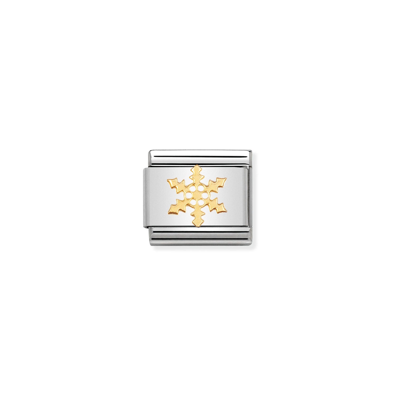 Nomination Classic Gold Snowflake Charm