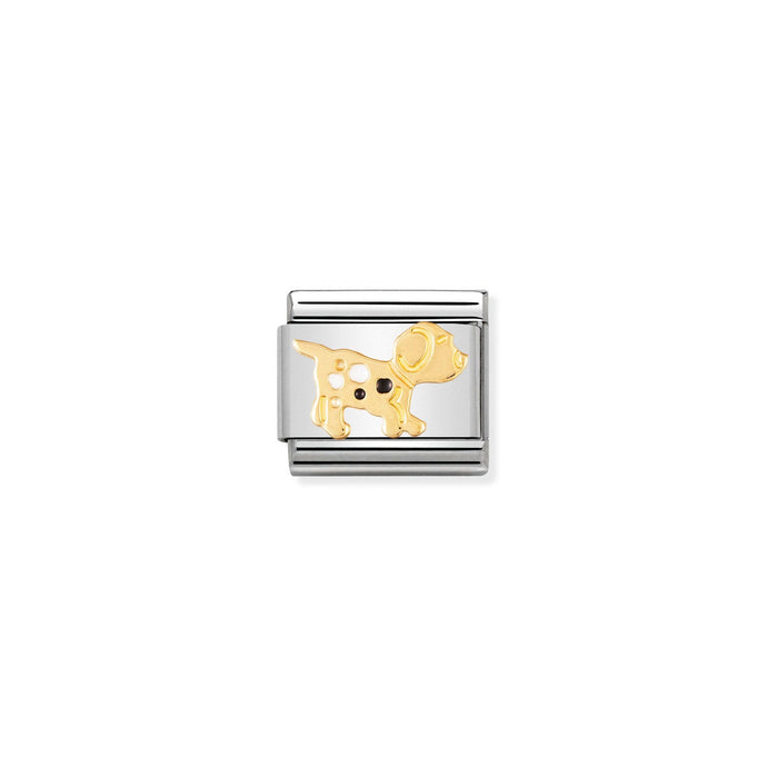 Nomination Classic Gold Dog Charm
