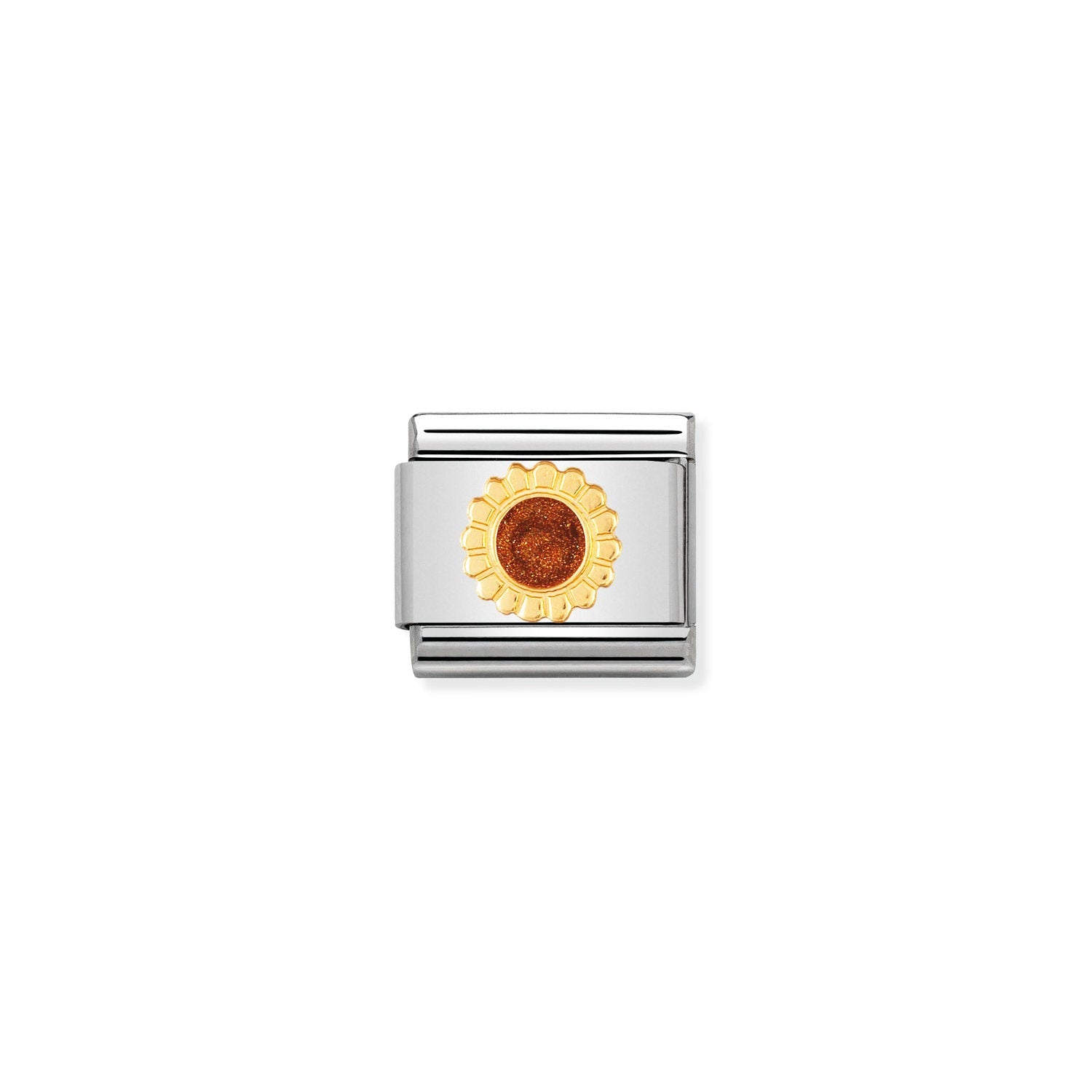 Nomination Classic Gold Sunflower Charm