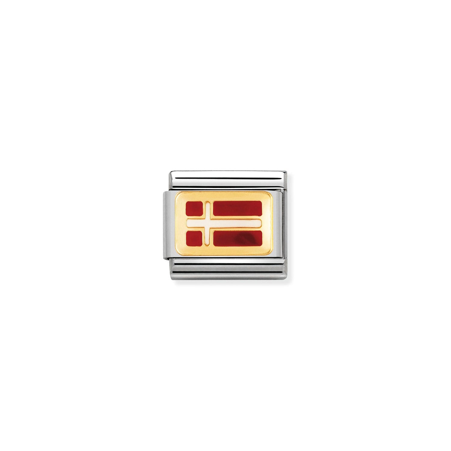 Nomination Classic EUROPE FLAG Gold DENMARK Charm